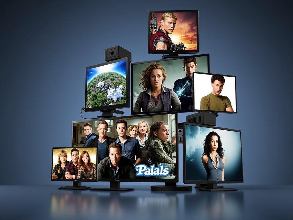quality_realistic_many_modern_wide_led_tv's_with_t